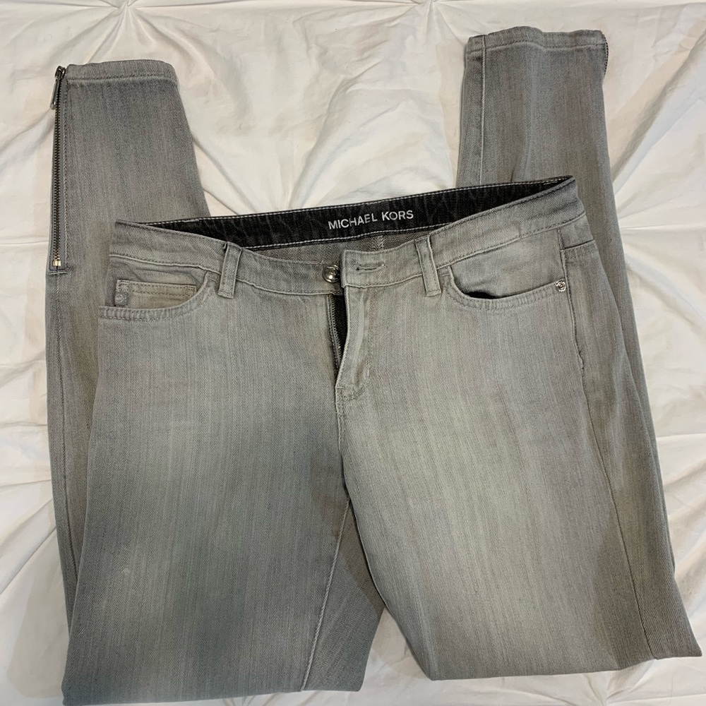 Michael Kors grey denim jean pants